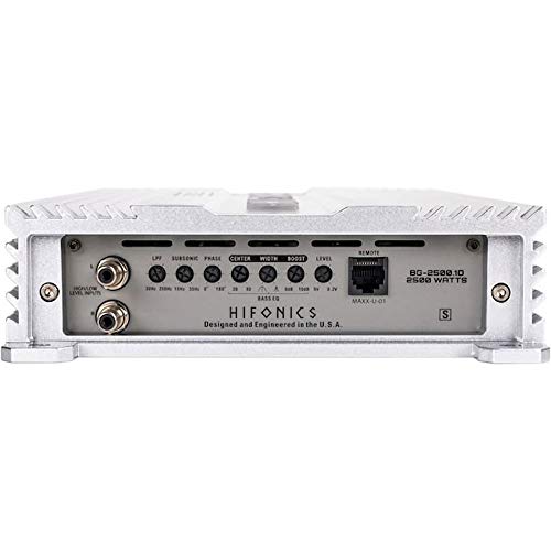 Hifonics BG-2500.1D Brutus Gamma Monoblock Super D Class 2500 Watt Car Audio Sound System Subwoofer Speaker Amp Amplifier Hifonics BG-2500.1D Brutus Gamma Monoblock Super D Class 2500 Watt Car Audio Sound System Subwoofer Speaker Amp Amplifier
